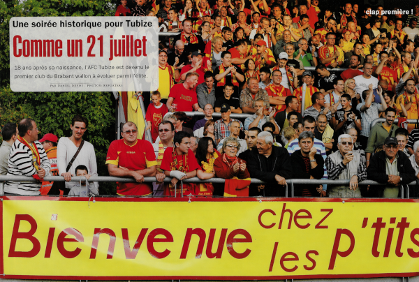 tribune debout stade leburton remplie